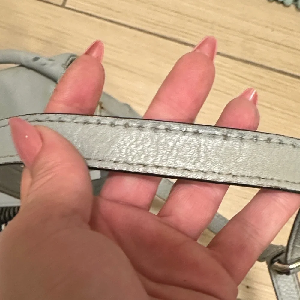 Kate Spade Light Blue Gray Shoulder or Crossbody Bag - Picture 16 of 16